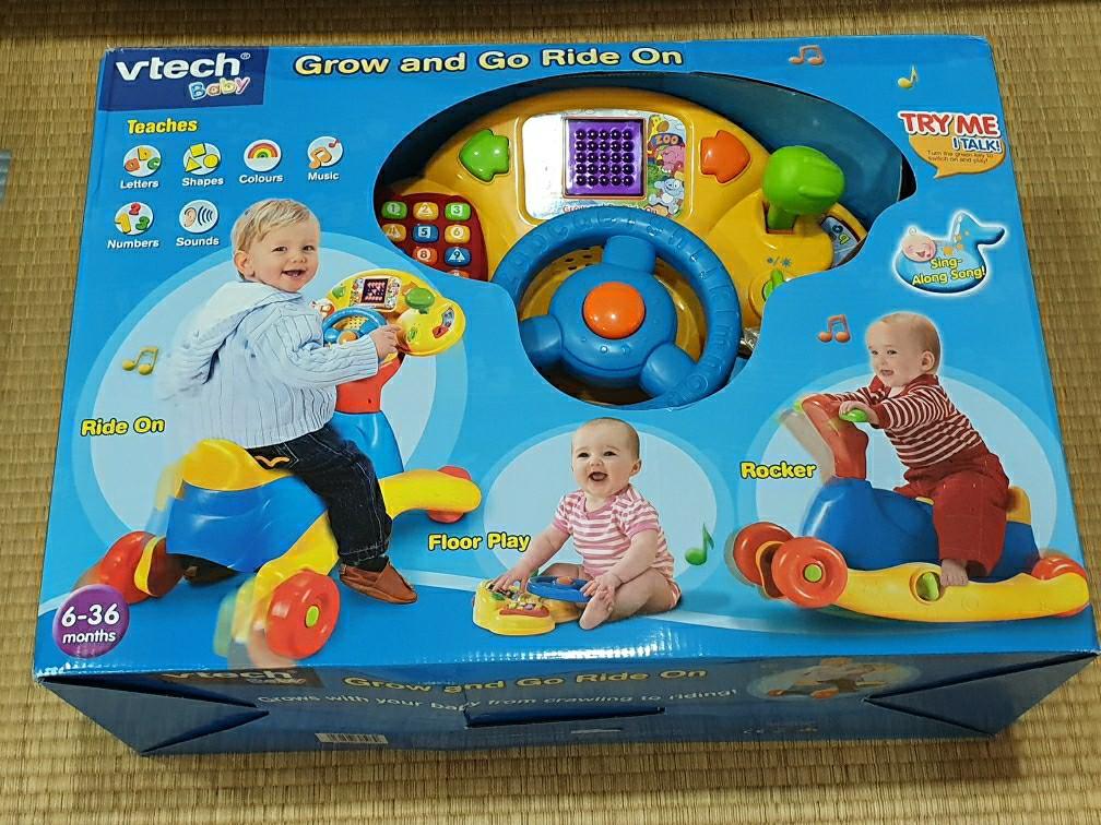 vtech grow and go ride on
