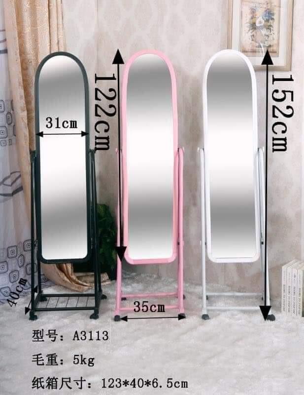 Whole Body Mirror with Wheels 3 sizes, Furniture & Home Living, Home ...