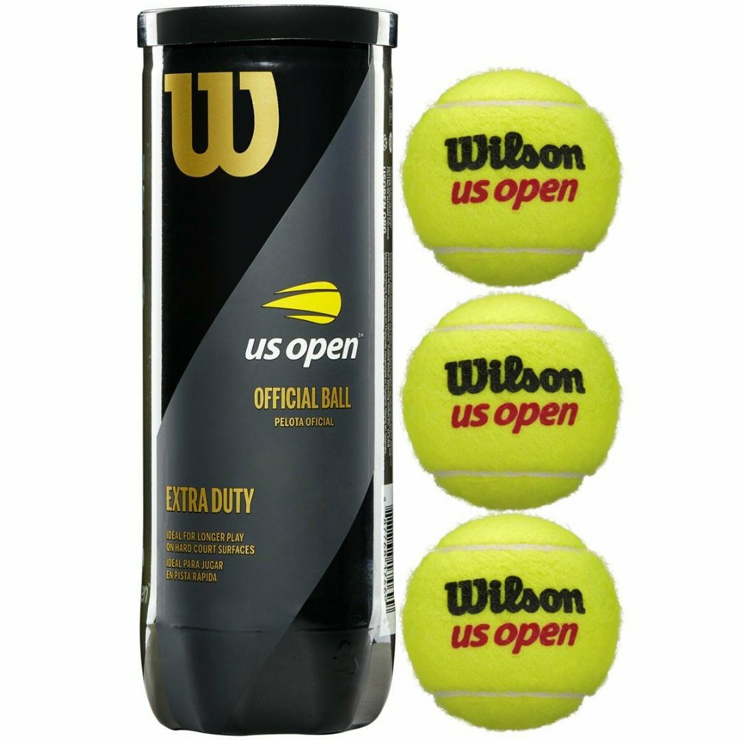 Wilson US Open Tennis Ball, Sports Equipment, Sports & Games, Racket