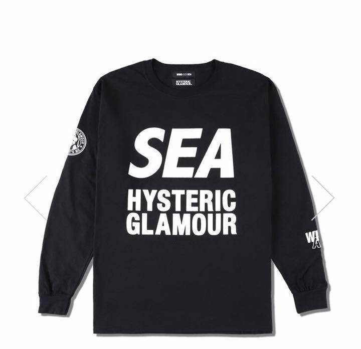 Wind And Sea x Hysteric glamour (Size XL), 名牌, 服裝- Carousell