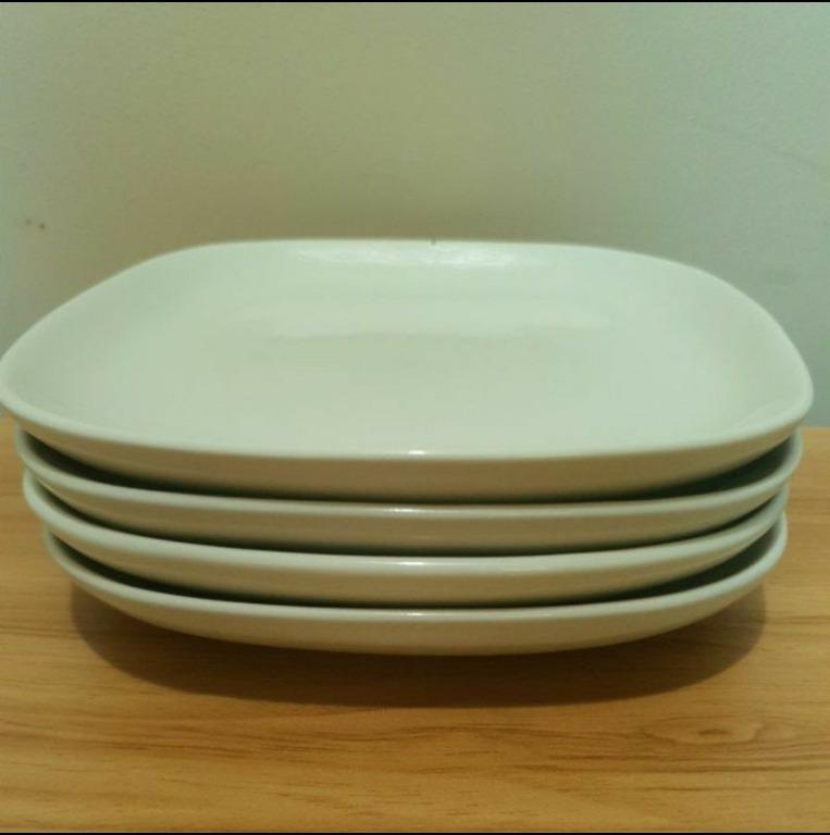 CLEARANCE SALE: 4 pc. Ceramic Serving Dish or Plate (Category: Home Improvement Tools & Accessories) located in Marikina City. Submitted by veronicaicuben (Listing ID 1039259129, Image 1). Description: Heavy ceramic serving dish for your cakes & salads. • Material: Ceramic • Dimension: approx. 7" x 7" • Dishwasher safe • Microwave safe.
