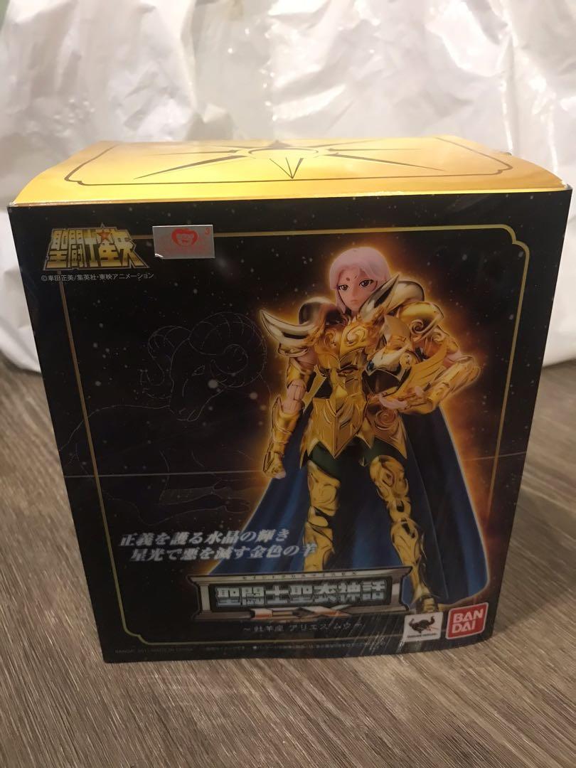 中古聖鬥士星矢黃金聖衣ex 白羊座牧羊座 無罰企無使用過 興趣及遊戲 玩具 遊戲類 Carousell