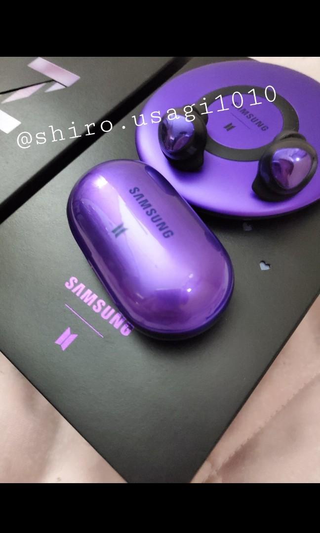 三星samsung Galaxy Buds Bts Edition 防彈少年團特別版紫色無線耳機連充電板 興趣及遊戲 古董收藏 韓流 Carousell