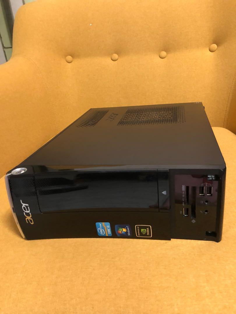 Acer i3 Desktop. AMD Radeon R7 200 GPU. 8GB RAM. 256GB SSD HDD