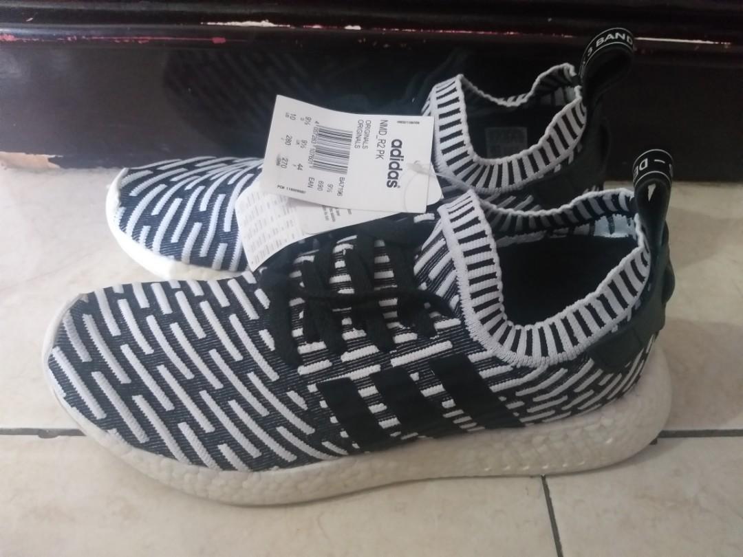 Adidas NMD R2 PK BA7196 UA Fesyen Pria Sepatu Sneakers di