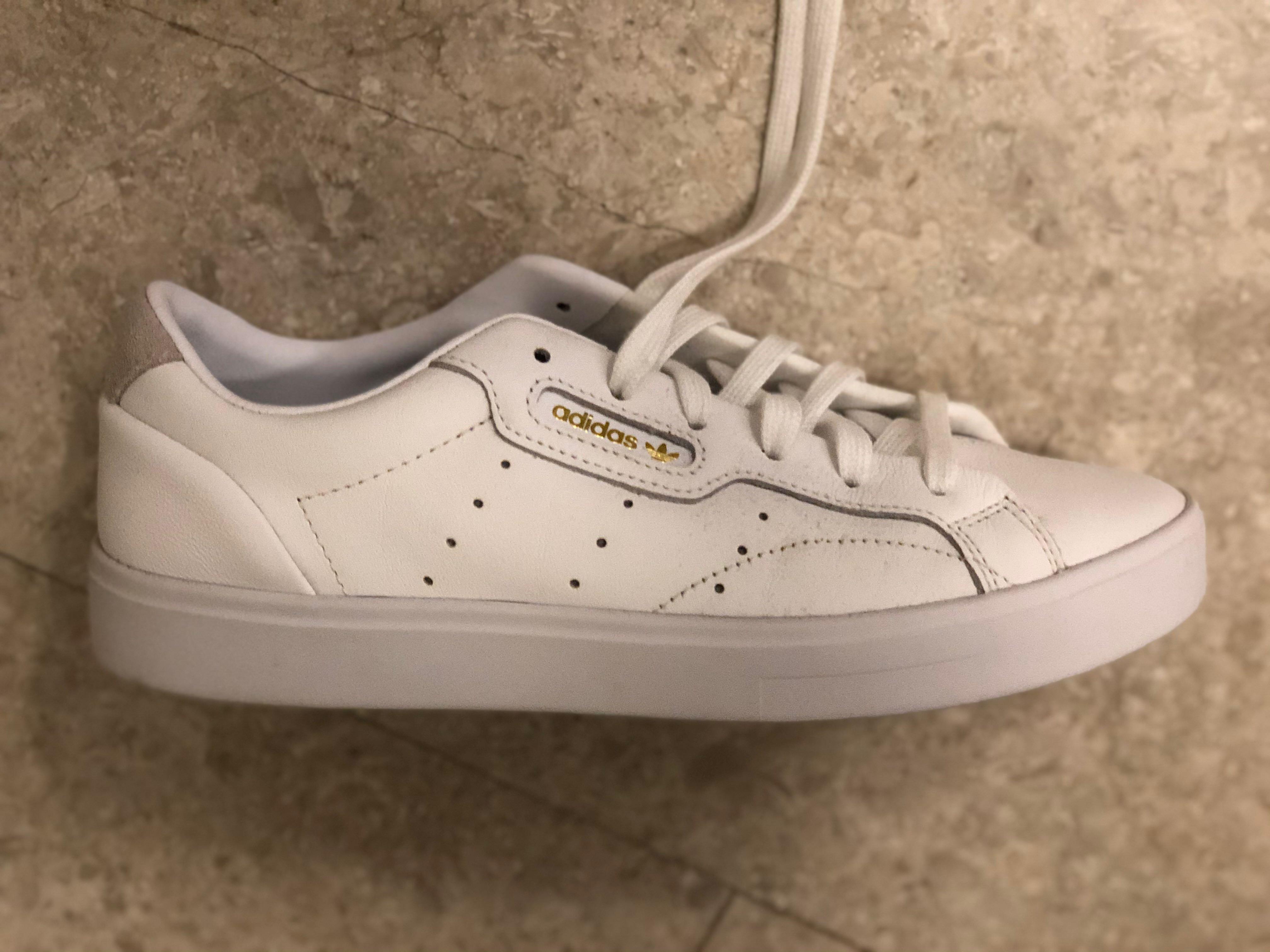 adidas sleek shoes white