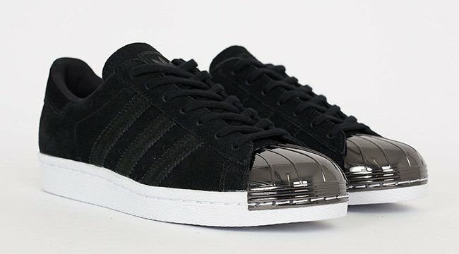 adidas superstar black suede