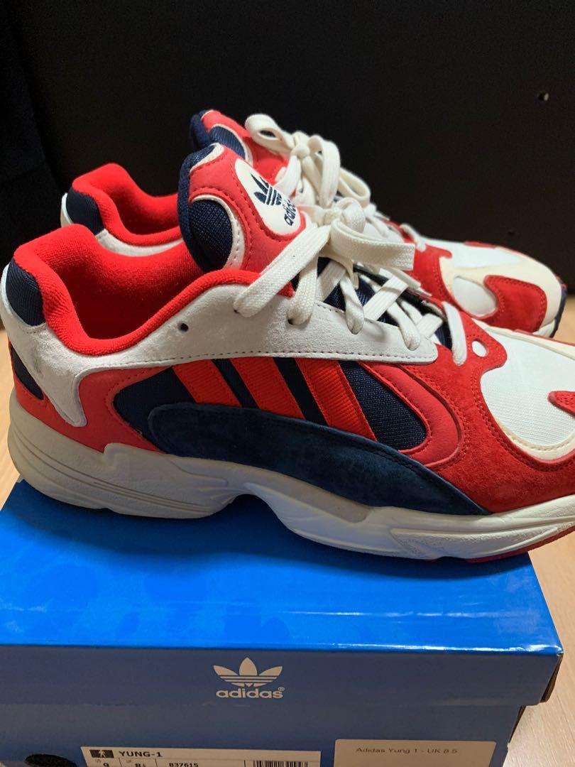 Adidas yung on sale 1 white red