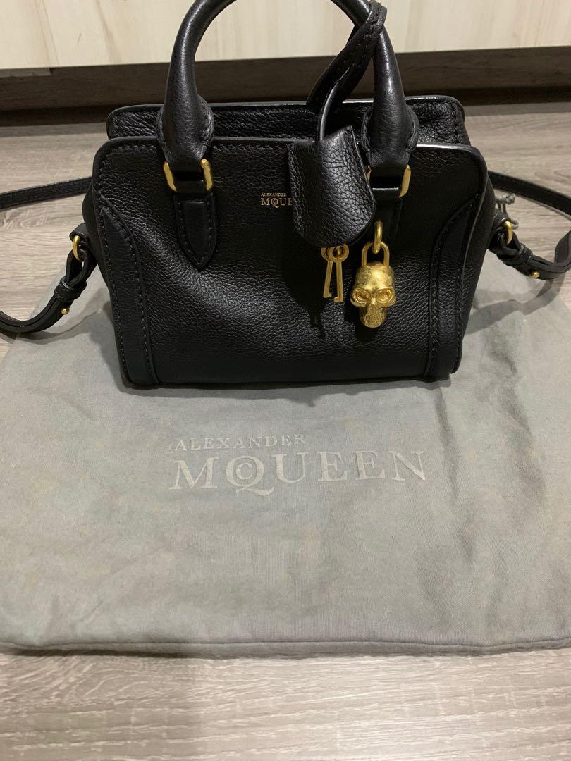 Alexander mcqueen mini padlock crossbody bag sales