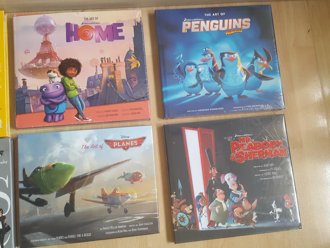 Art books. Disney pixar dreamworks animation movie artbooks, Hobbies