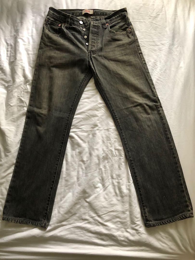 levis 501 dark grey