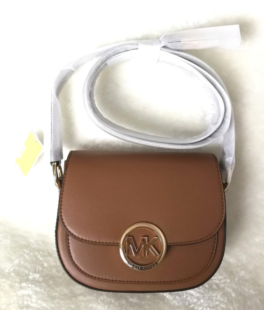 lillie small leather saddle bag