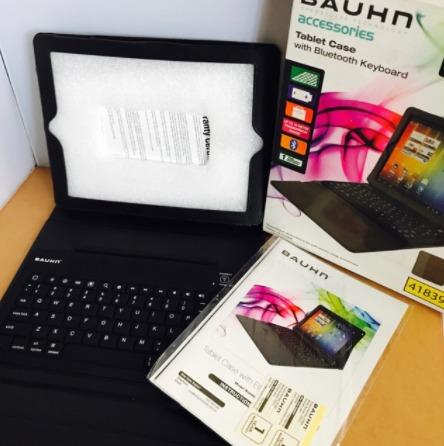 Bauhn Tablet Keyboard and Case (Category: Computer Keyboard) located in Marikina City. Submitted by skowshop (Listing ID 1039429316, Image 1). Description: Product Description Tablet Keyboard and Case With Bluetooth Wireless Technology for iPad Suitable for iPad 2, iPad 3, iPad 4 #case #casewithkeyboard #gift #onlineclass.
