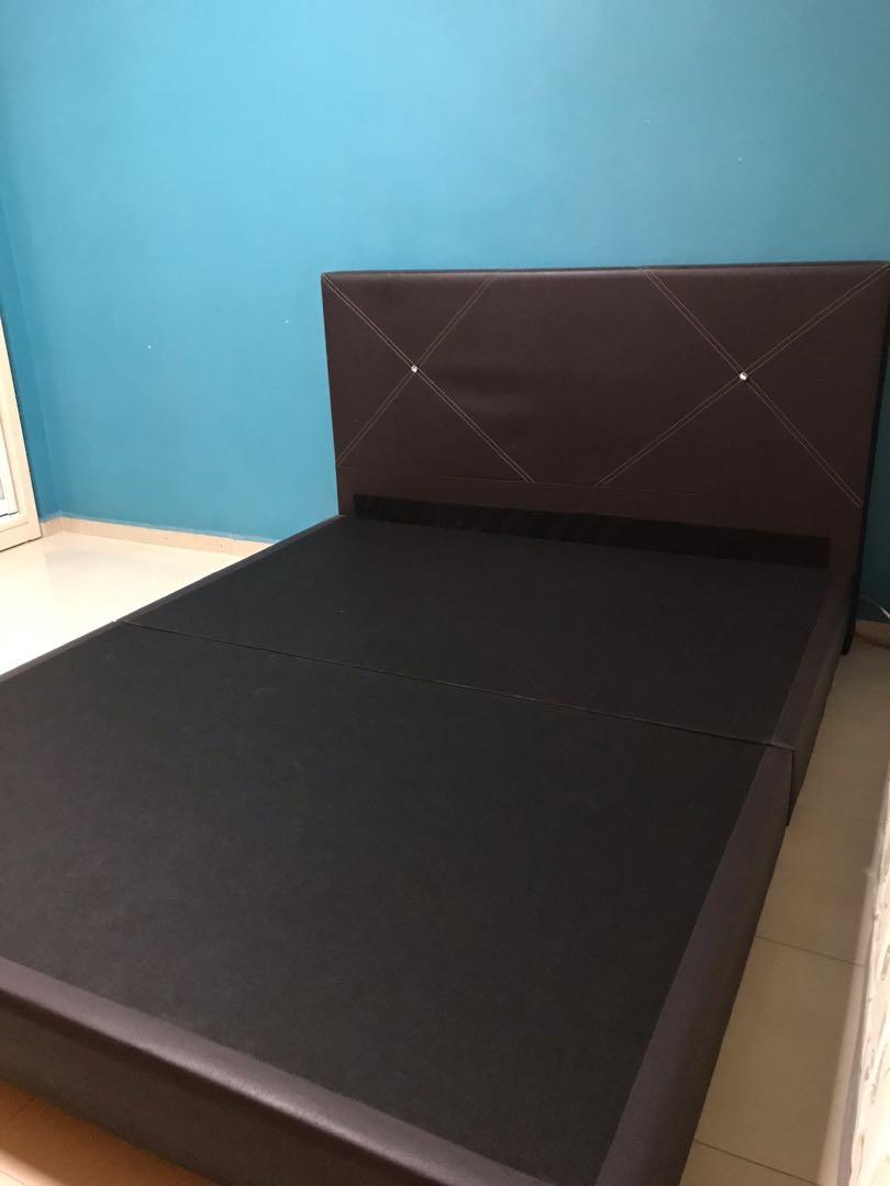 Used Queen Bed Frame, Furniture & Home Living, Furniture, Bed Frames