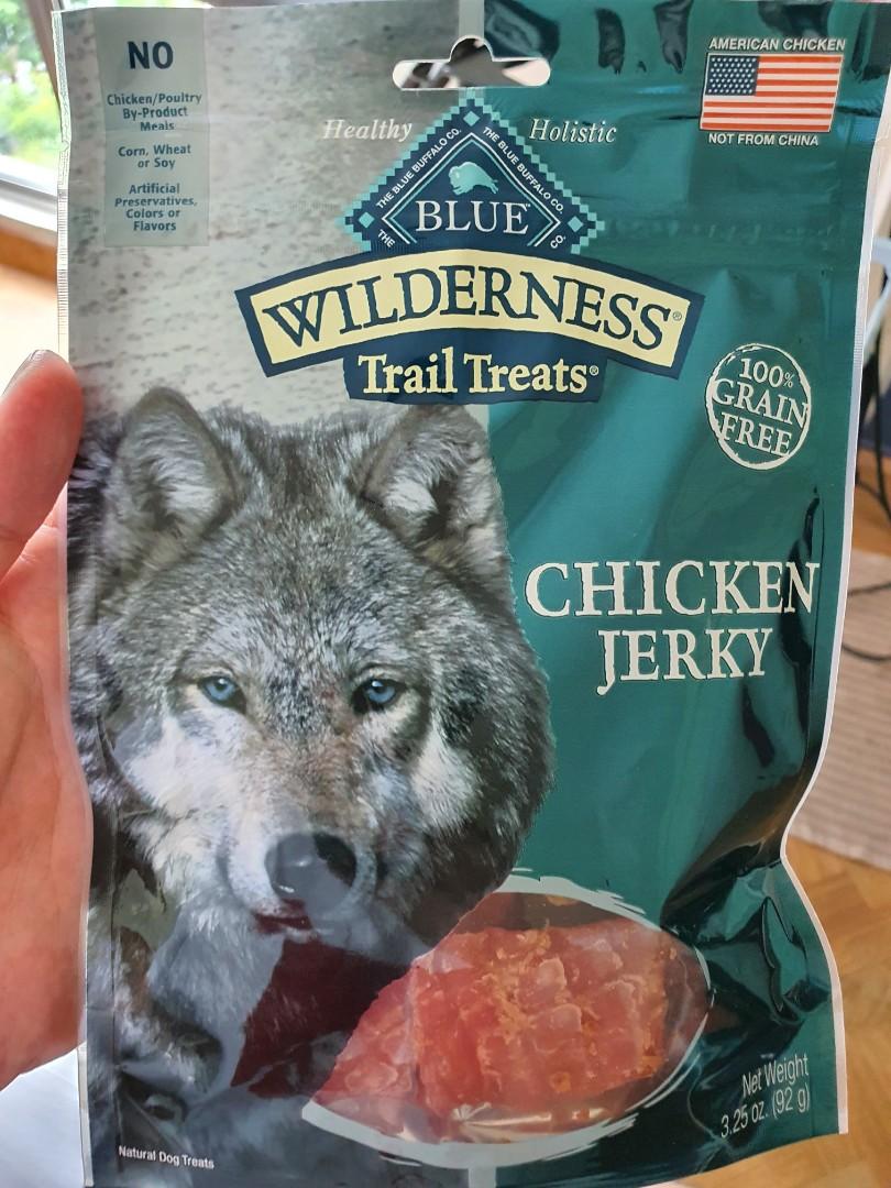 blue wilderness chicken jerky