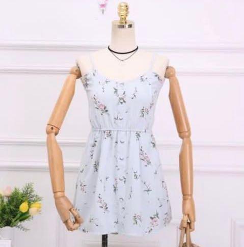dress with romper underneath