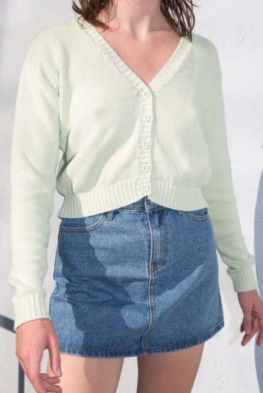 brandy melville leopard cardigan