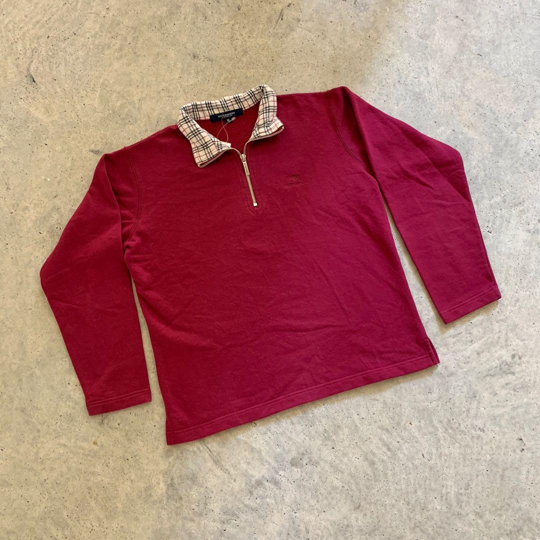 BURBERRY VINTAGE QUARTER ZIP