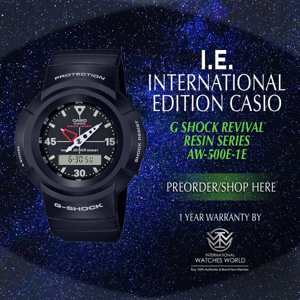 Casio International Edition G Shock Revival Origin Color Aw 500e 1e Men S Fashion Watches On Carousell