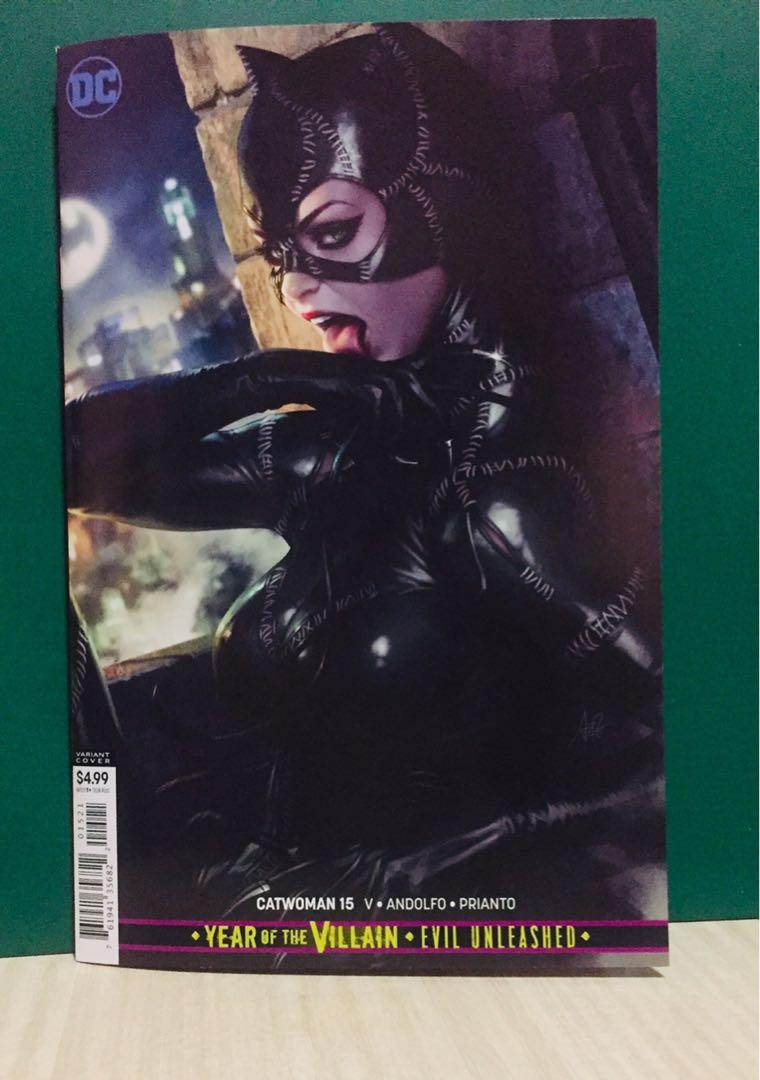 Catwoman #15 Artgerm variant (Category: Comics & Manga) located in Quezon City. Submitted by kesantos (Listing ID 1039368913, Image 1). Description: * Before making any deals, kindly make sure you can commit with the Seller’s preferences/conditions * ONE(1) week reservation only * Kindly read Meet-up and Mailing & Delivery details below.