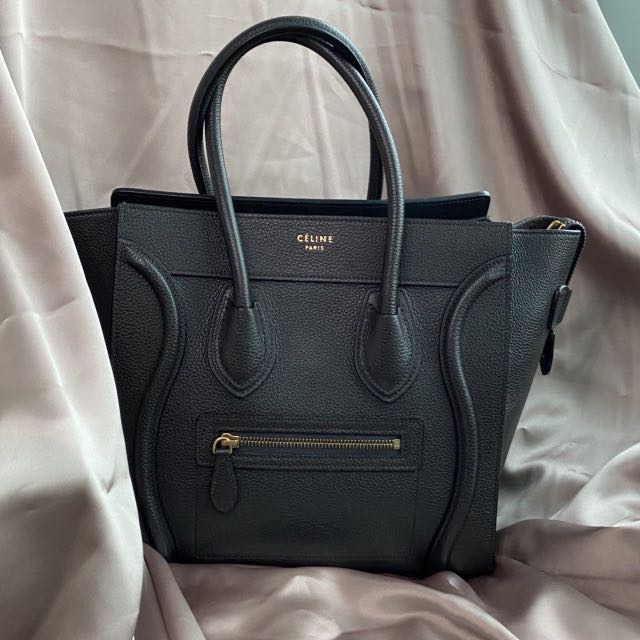 Celine micro sales luggage grey