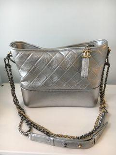 Chanel Gabrielle Hobo Medium Silver Bag銀色側孭袋 