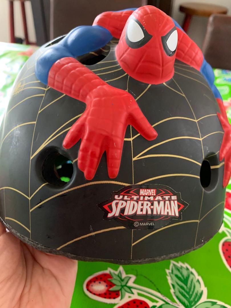 spider man child bike helmet