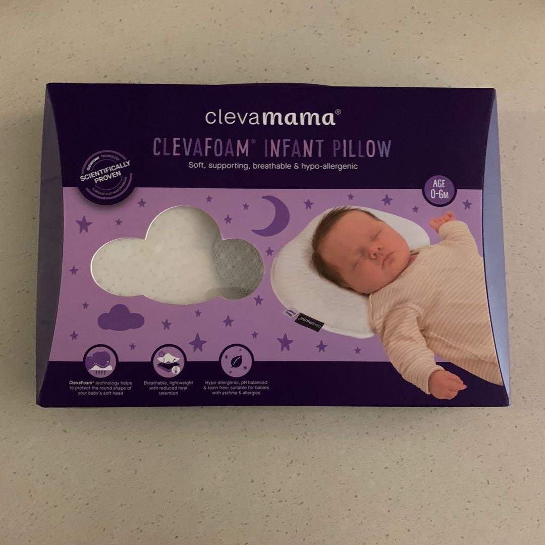 clevamama supporting infant pillow