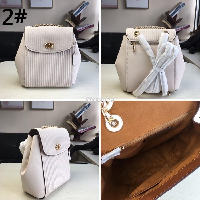 COACH 40604 New Parker plain lear retro hardware backpack Luxury