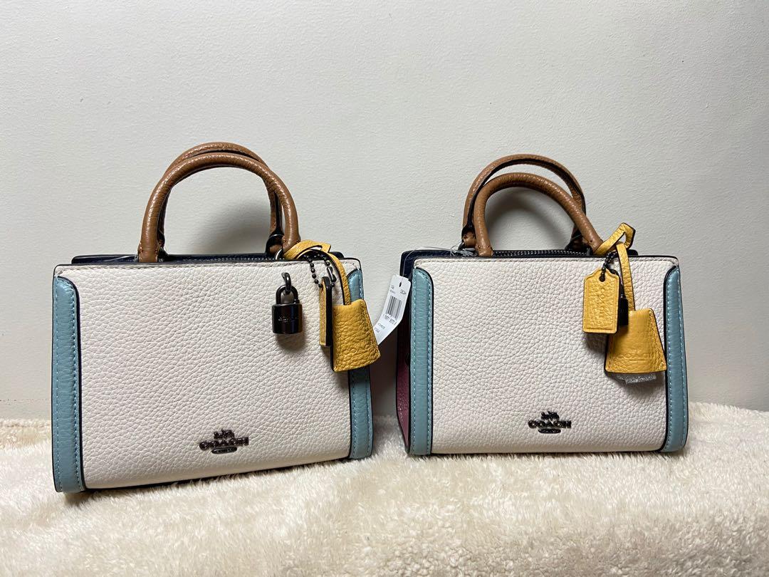 Coach tri color bag clearance
