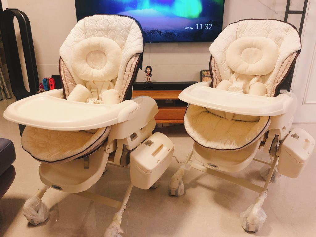 Combi auto swing high chair sales