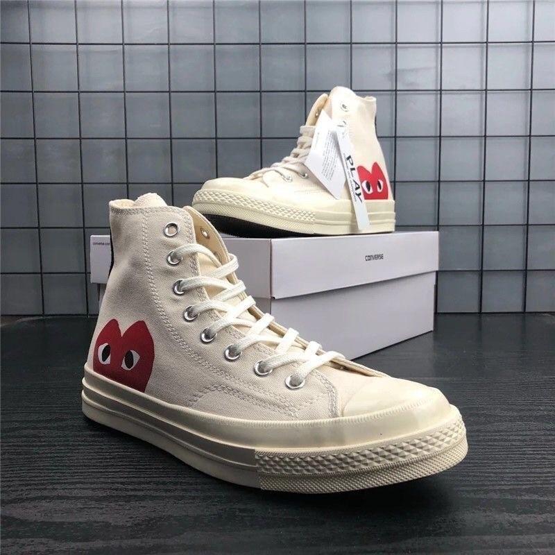 Comme des Garcons PLAY x Converse Chuck Taylor Hidden Heart High