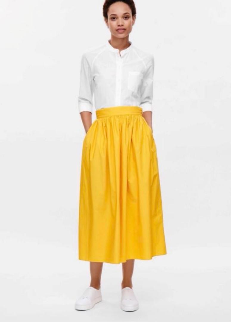 Cos yellow skirt Clearance