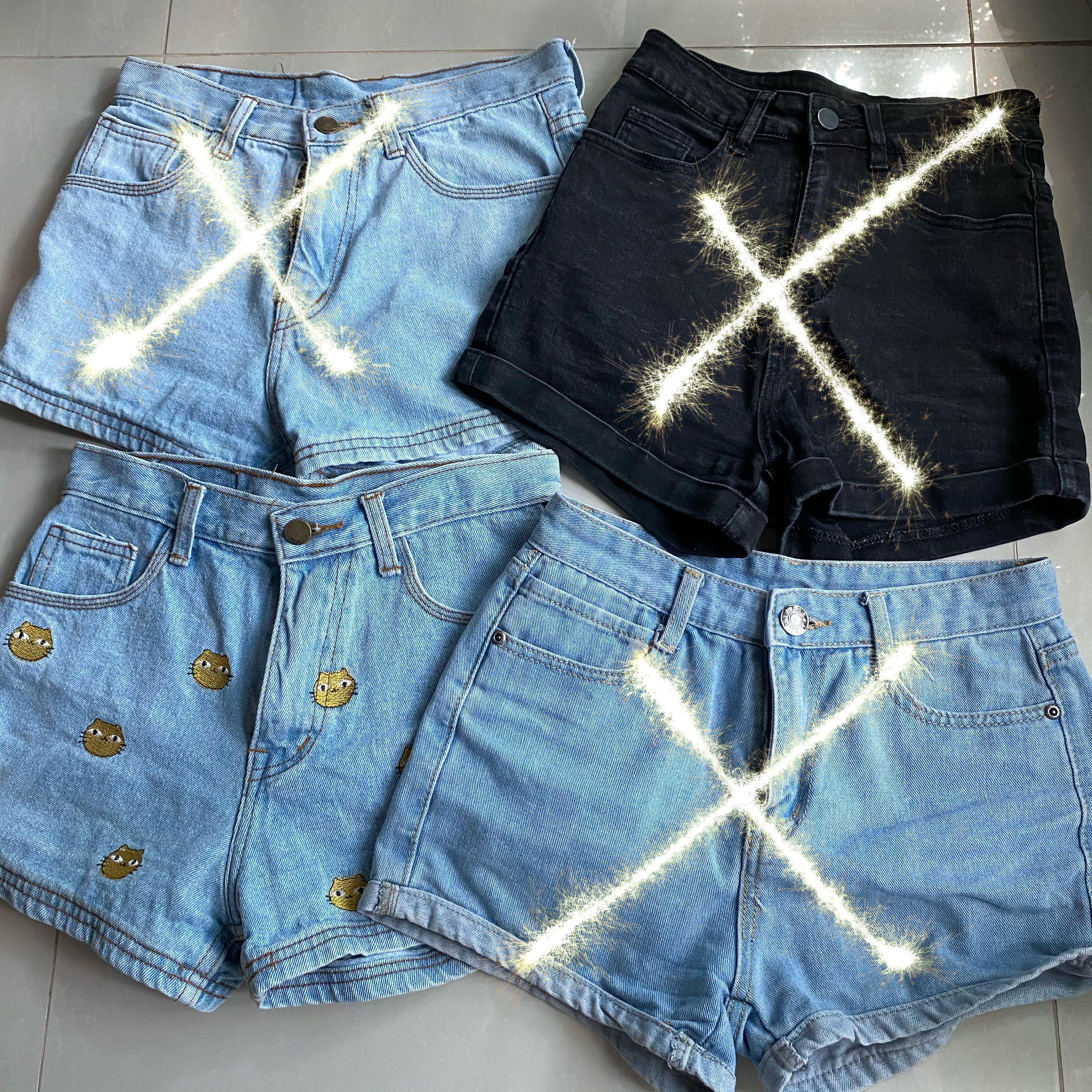 Cute ripped denim shorts hotsell