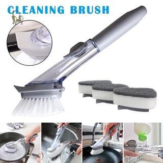 Dishwashing Brush w/Soap Dispenser