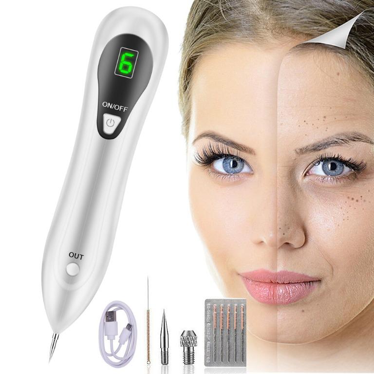 Dot Mole Remover Pen,Skin Tag Remover Dark Spot Remover,Dark Spot Tattoo  Remover,Freckle Tattoo Wart Mole Removal Tool Portable USB Rechargeable,  Health & Beauty, Face & Skin Care on Carousell