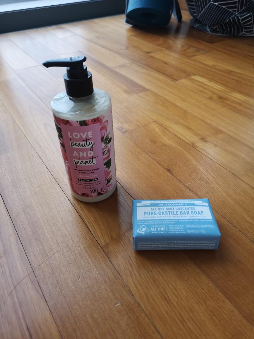 Dr Bronner S Bar Soap Love Beauty And Planet Body Lotion Beauty Personal Care Bath Body Body Care On Carousell