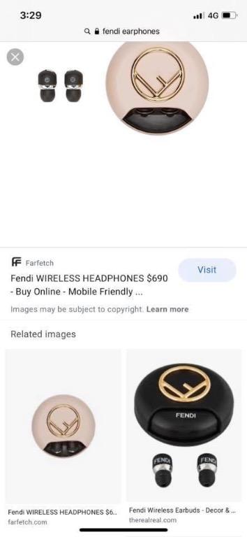 FENDI roma wireless headphones