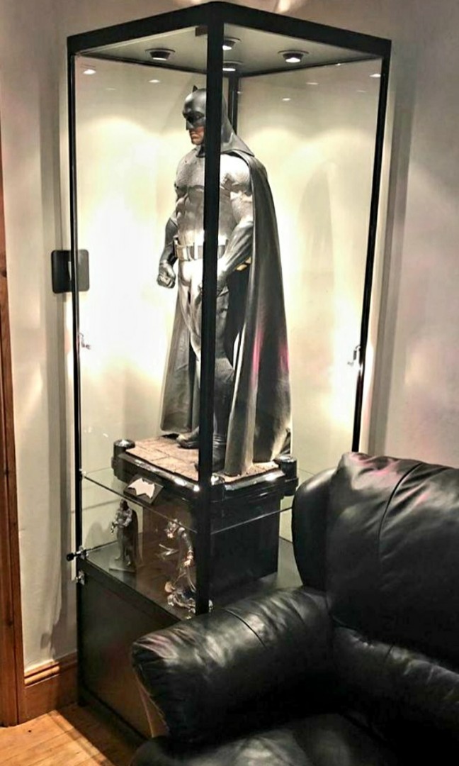 Figurine Display Glass Tampered With Locking, Furniture & Home