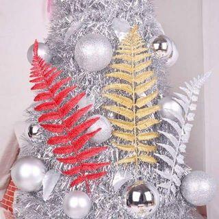 Glitter Leaves Christmas Tree Decor