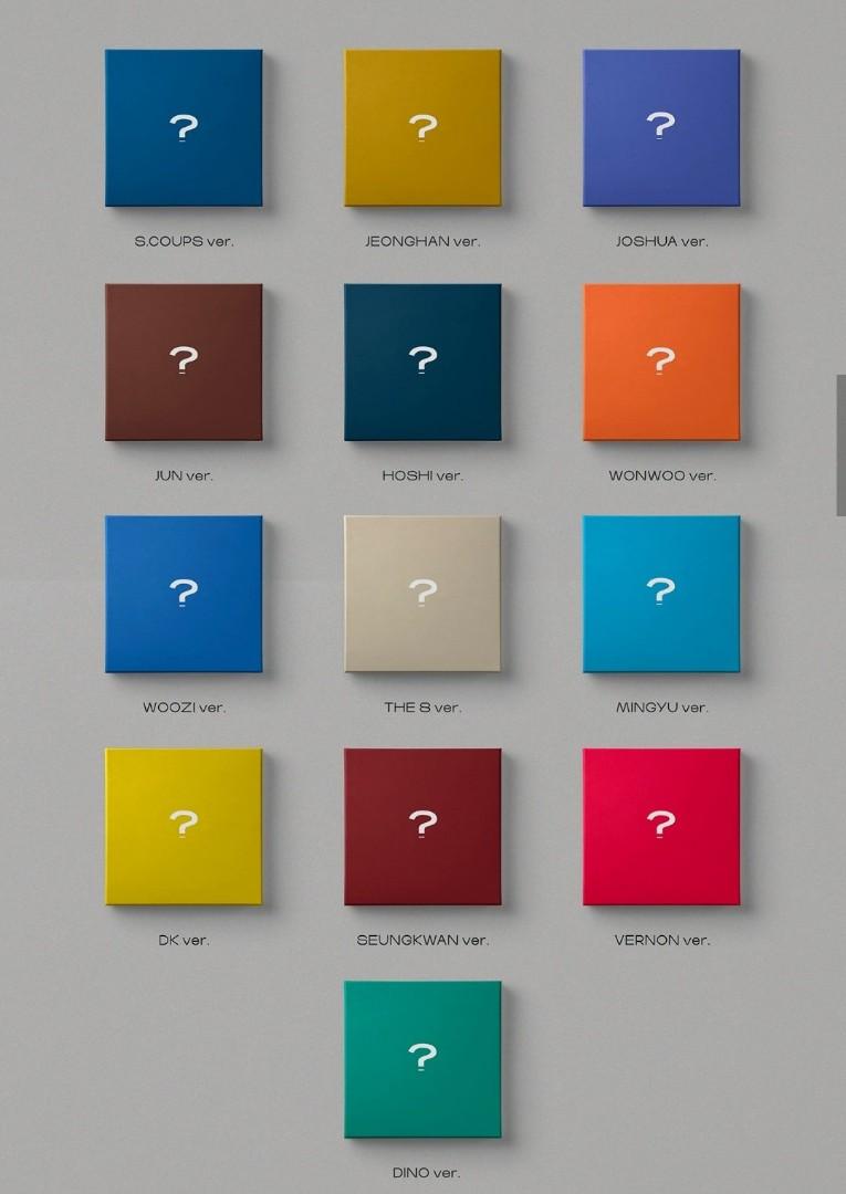 Group Order Seventeen Semicolon Album K Wave On Carousell