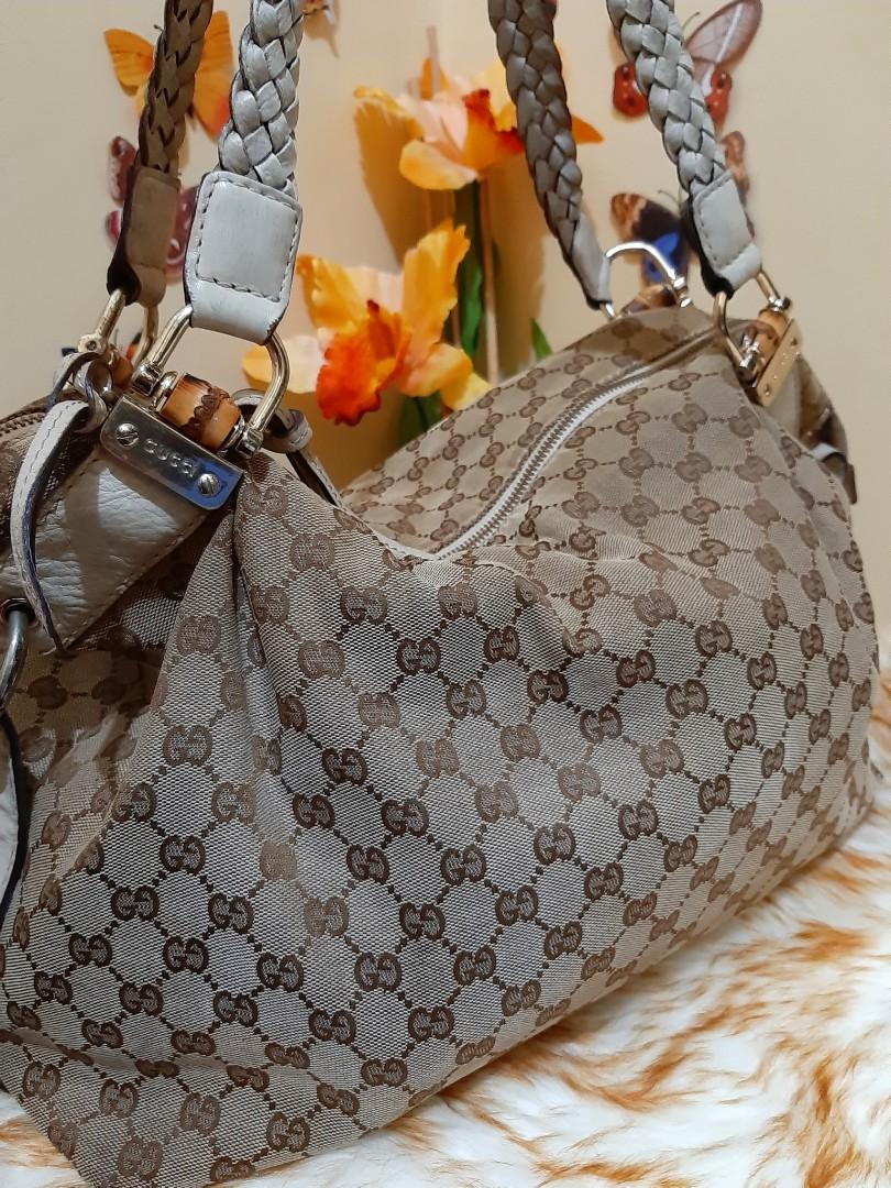 gucci signature large hobo bag