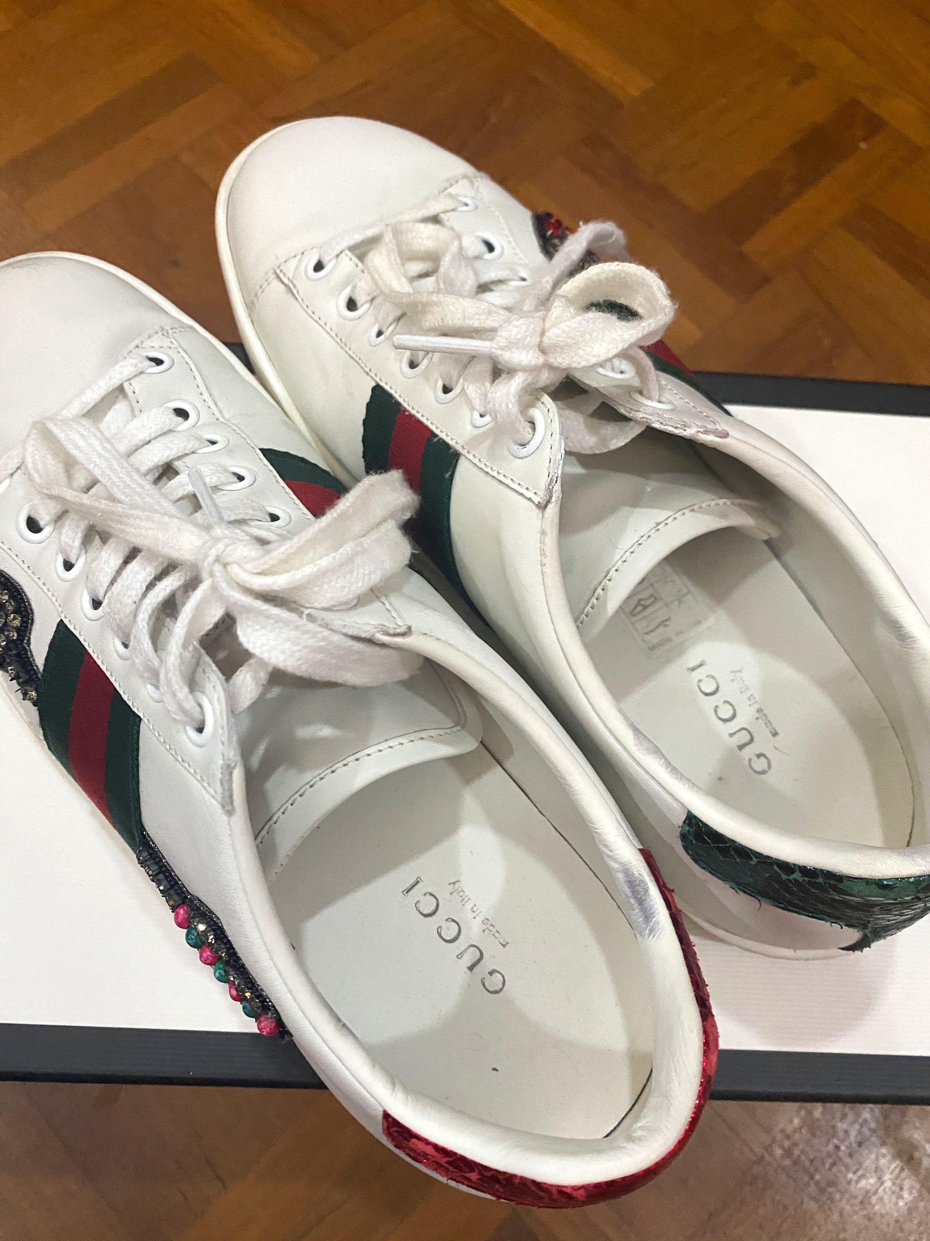 gray gucci sneakers