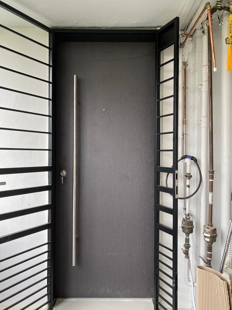 HDB full solid HPL laminate bedroom door62863075397377114