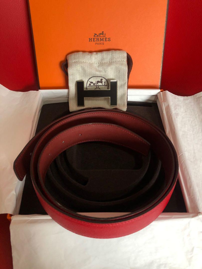 reversible hermes belt