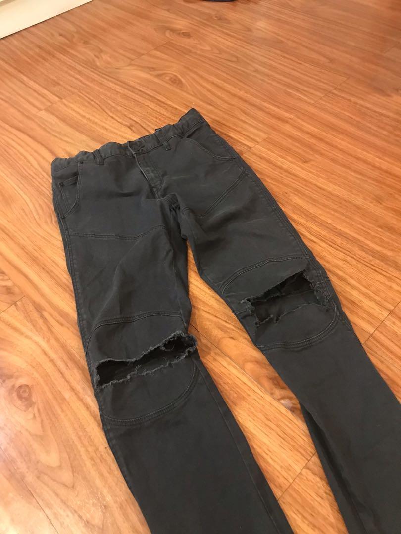 h&m torn jeans