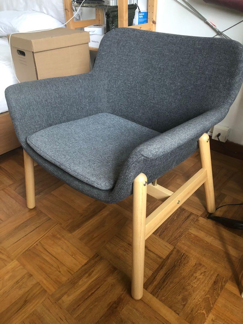 IKEA Armchair VEDBO, Furniture & Home Living, Furniture, Chairs on
