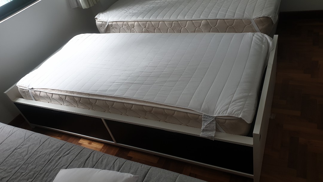 Ikea Bed Frame Single Furniture Others On Carou - Ikea Bed Frame Box Spring Ikea Bed Frame Single Furniture Others On Carou - Ikea Bed Frame Box Spring