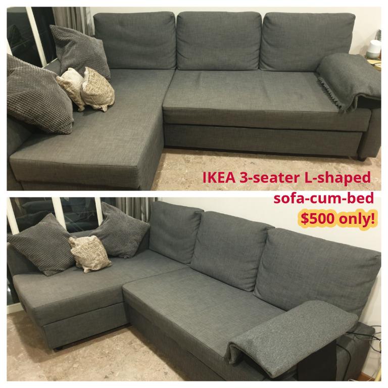 Ikea L Shaped 3 Seater Sofa Bed, L Shape Ikea Sofa Bed