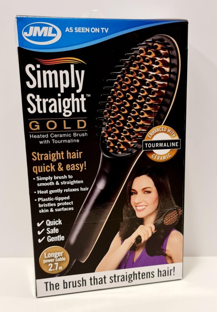 Jml hair straightening deals brush reviews uk
